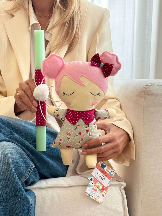 Πασχαλινή λαμπάδα Doll Ρόζα η φουριόζα 25-44.117